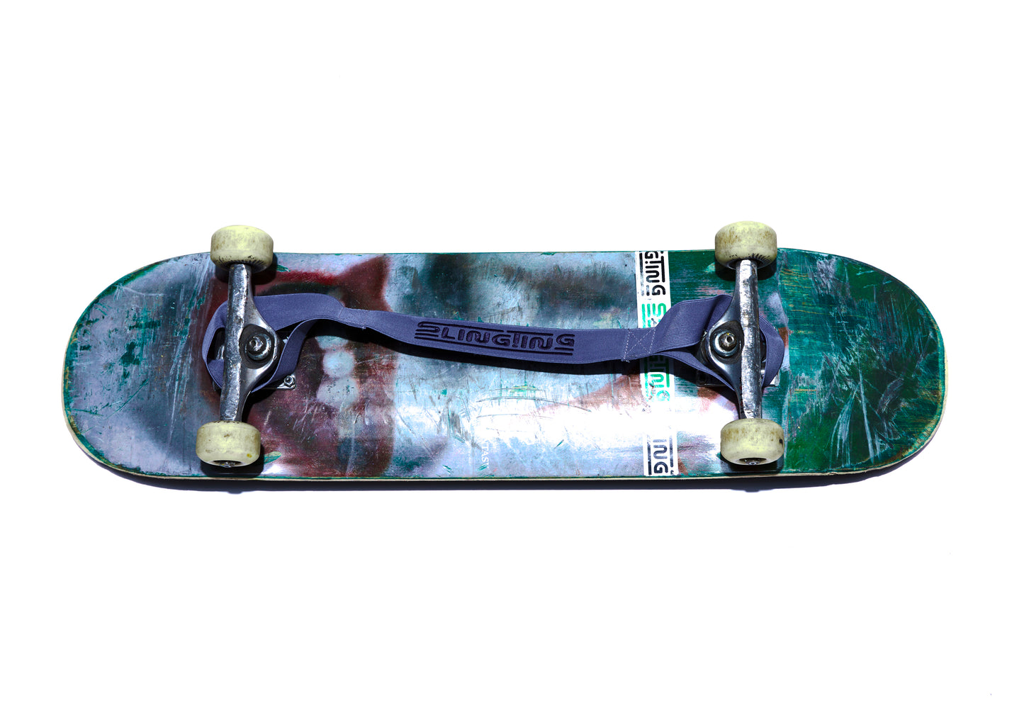 SLINGTING SKATEBOARD SLING - NAVY (NAVY EMBROIDERY)