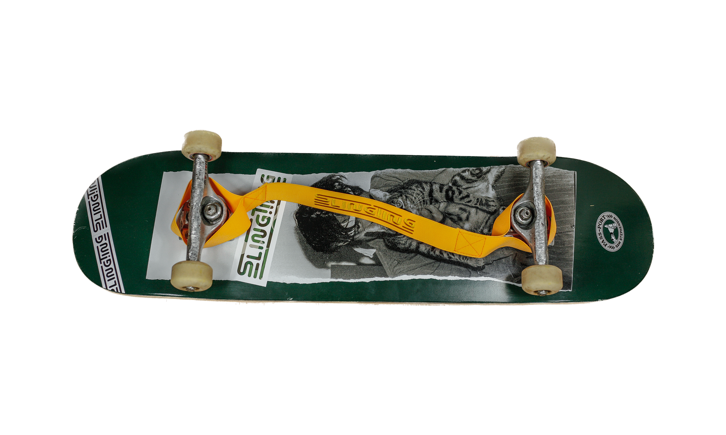 SLINGTING SKATEBOARD SLING - MANGO (ORANGE EMBROIDERY)