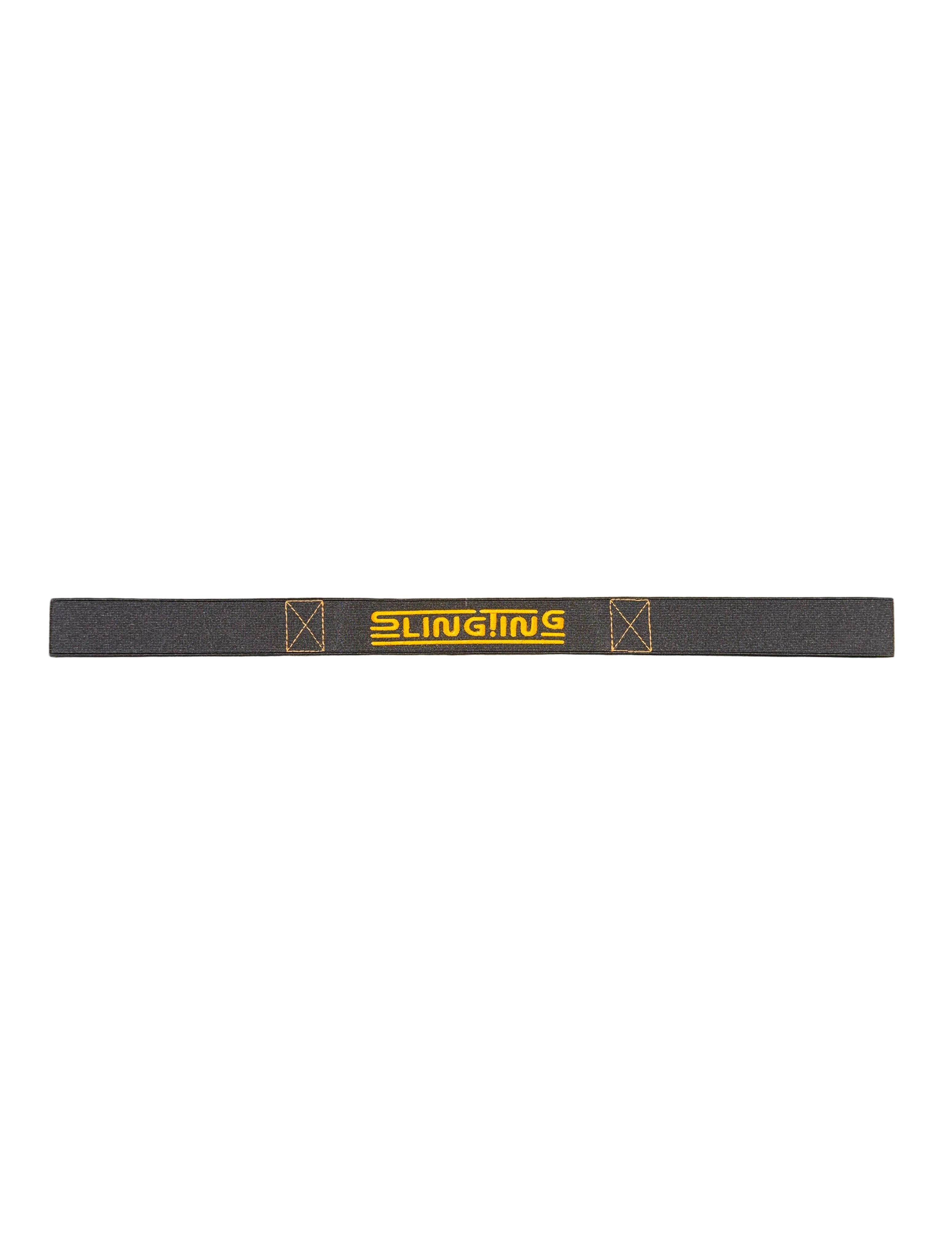 SLINGTING SKATEBOARD SLING - BLACK w GOLD EMB