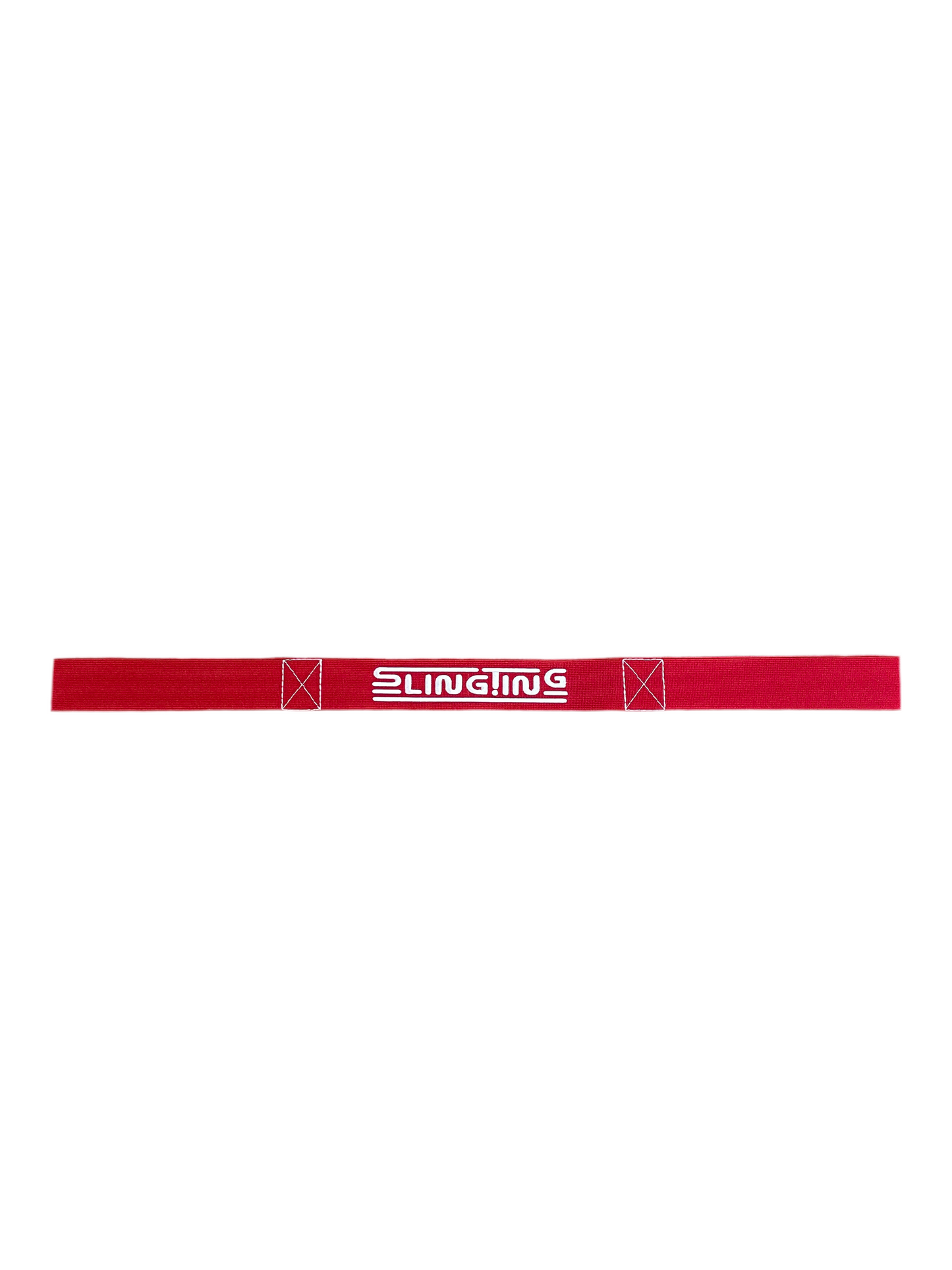 SLINGTING SKATEBOARD SLING - CHERRY RED w WHITE EMB