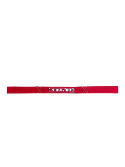 SLINGTING SKATEBOARD SLING - CHERRY RED w WHITE EMB