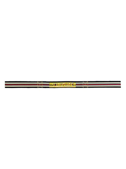 SLINGTING SKATEBOARD SLING - STRIPED BLACK w YELLOW EMB