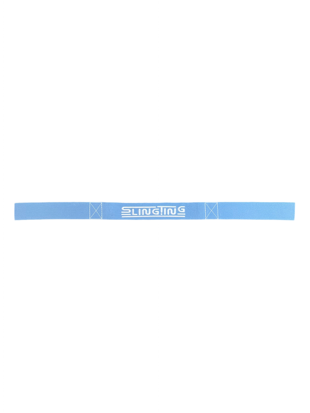 SLINGTING SKATEBOARD SLING - BABY BLUE w WHITE EMB