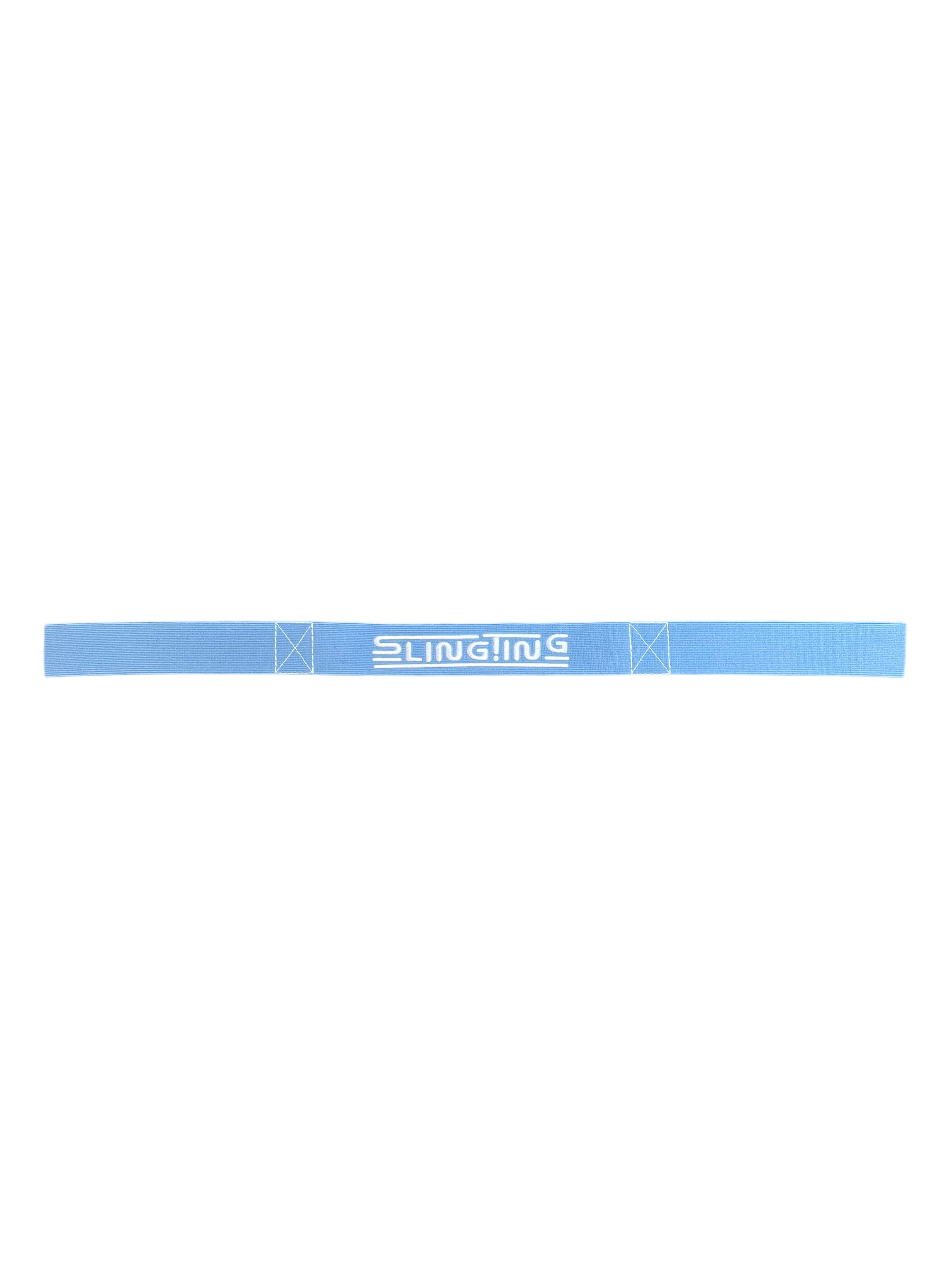 SLINGTING SKATEBOARD SLING - BABY BLUE w WHITE EMB