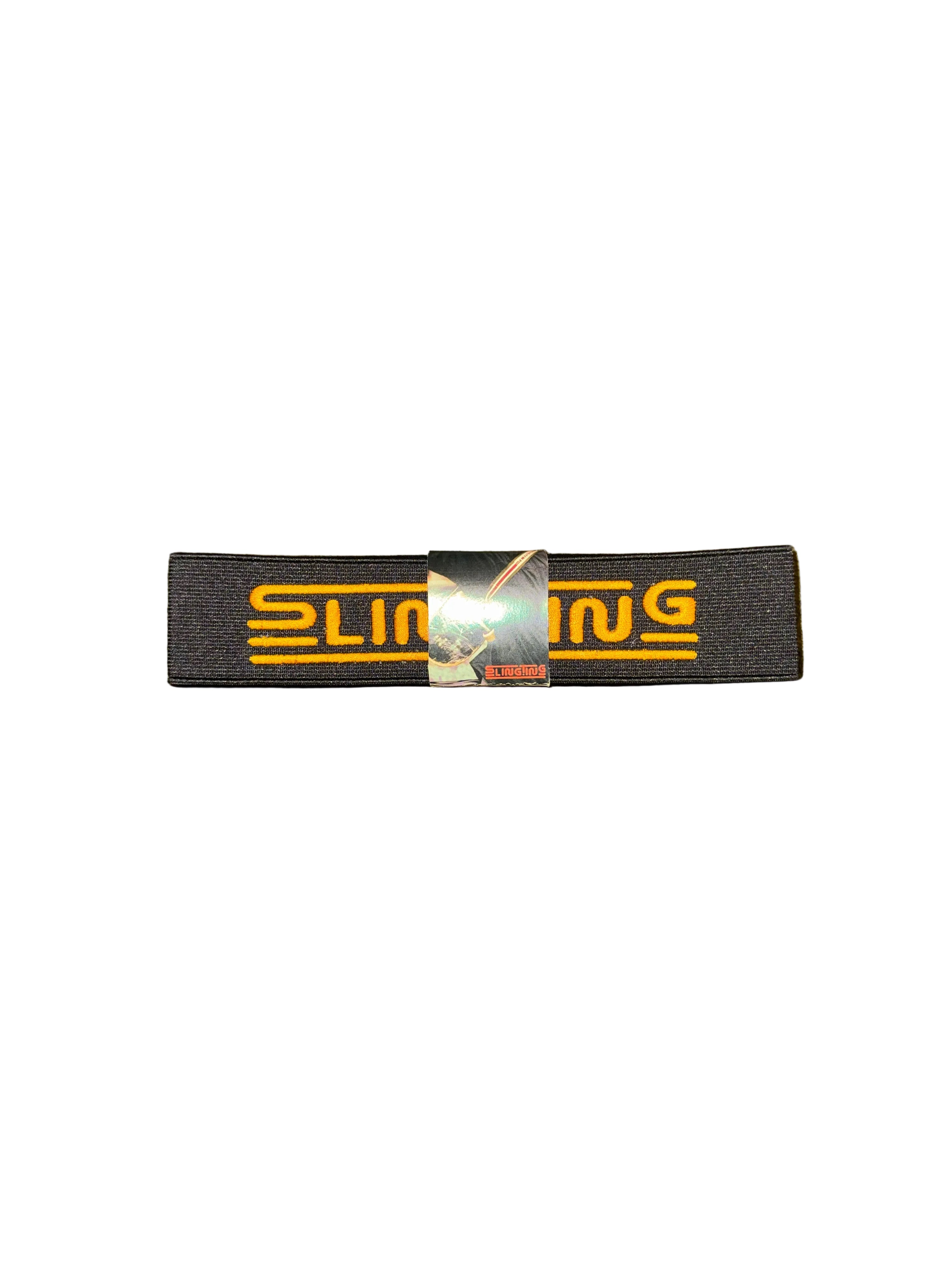 SLINGTING SKATEBOARD SLING - BLACK w GOLD EMB