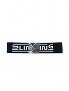 SLINGTING SKATEBOARD SLING - BLACK w WHITE EMB
