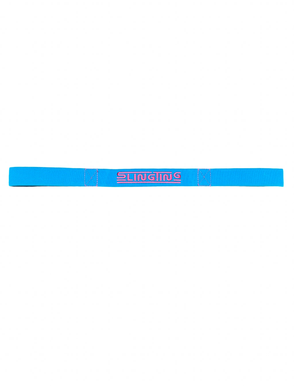 SLINGTING SKATEBOARD SLING - POWERADE BLUE w PINK EMB