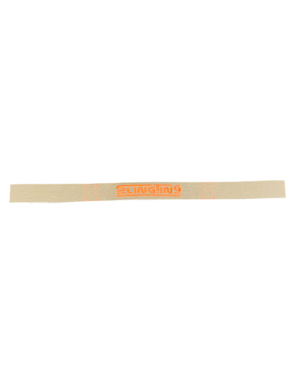 SLINGTING SKATEBOARD SLING - TAN w HIGH VIS ORANGE EMB
