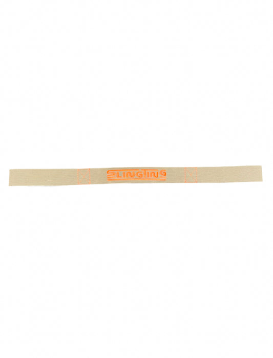 SLINGTING SKATEBOARD SLING - TAN w HIGH VIS ORANGE EMB