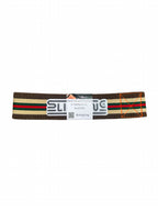 SLINGTING SKATEBOARD SLING - STRIPED BROWN w HIGH VIS ORANGE EMB