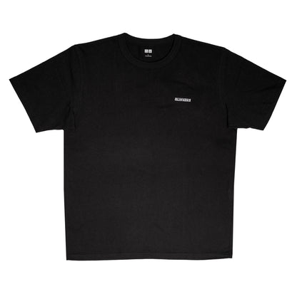 SLINGTING 'CLASSIC TEE' BLACK W WHITE EMB