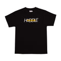 SLINGTING x HODDLE LOGO TEE BLACK (WHITE YELLOW)