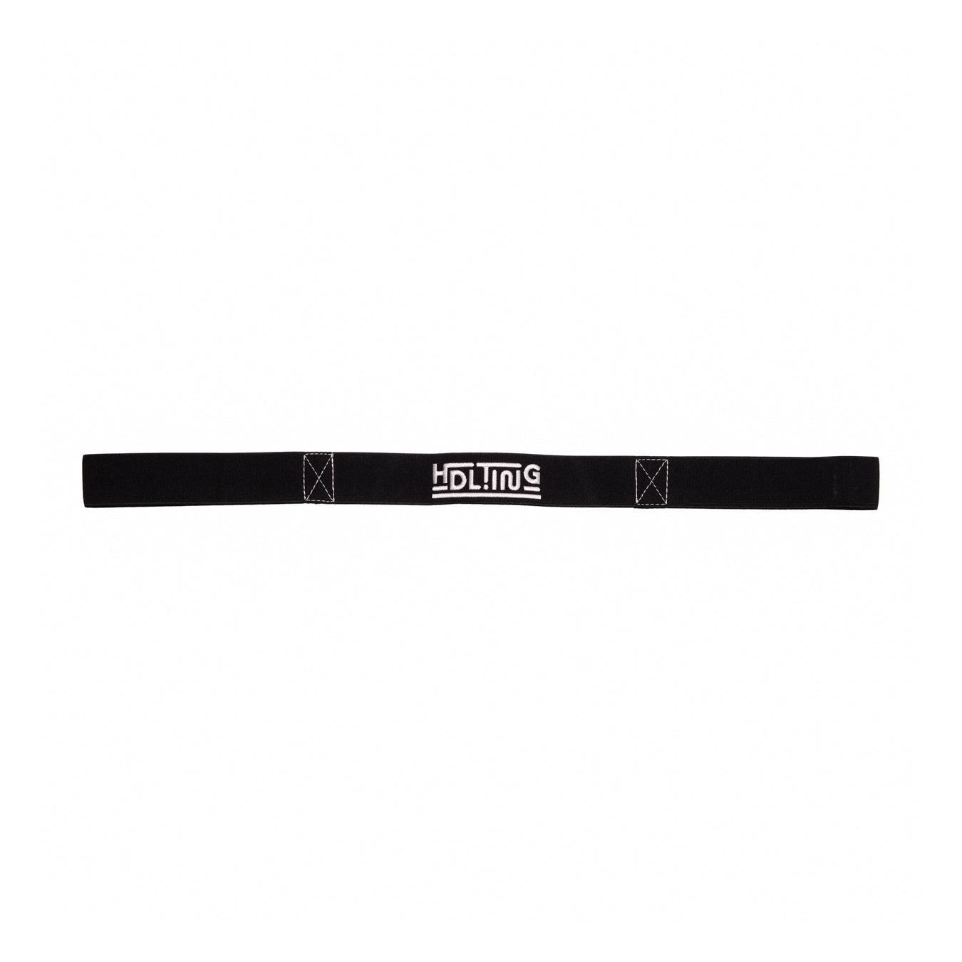 SLINGTING X HODDLE SKATEBOARD SLING - BLACK (WHITE EMBROIDERY)