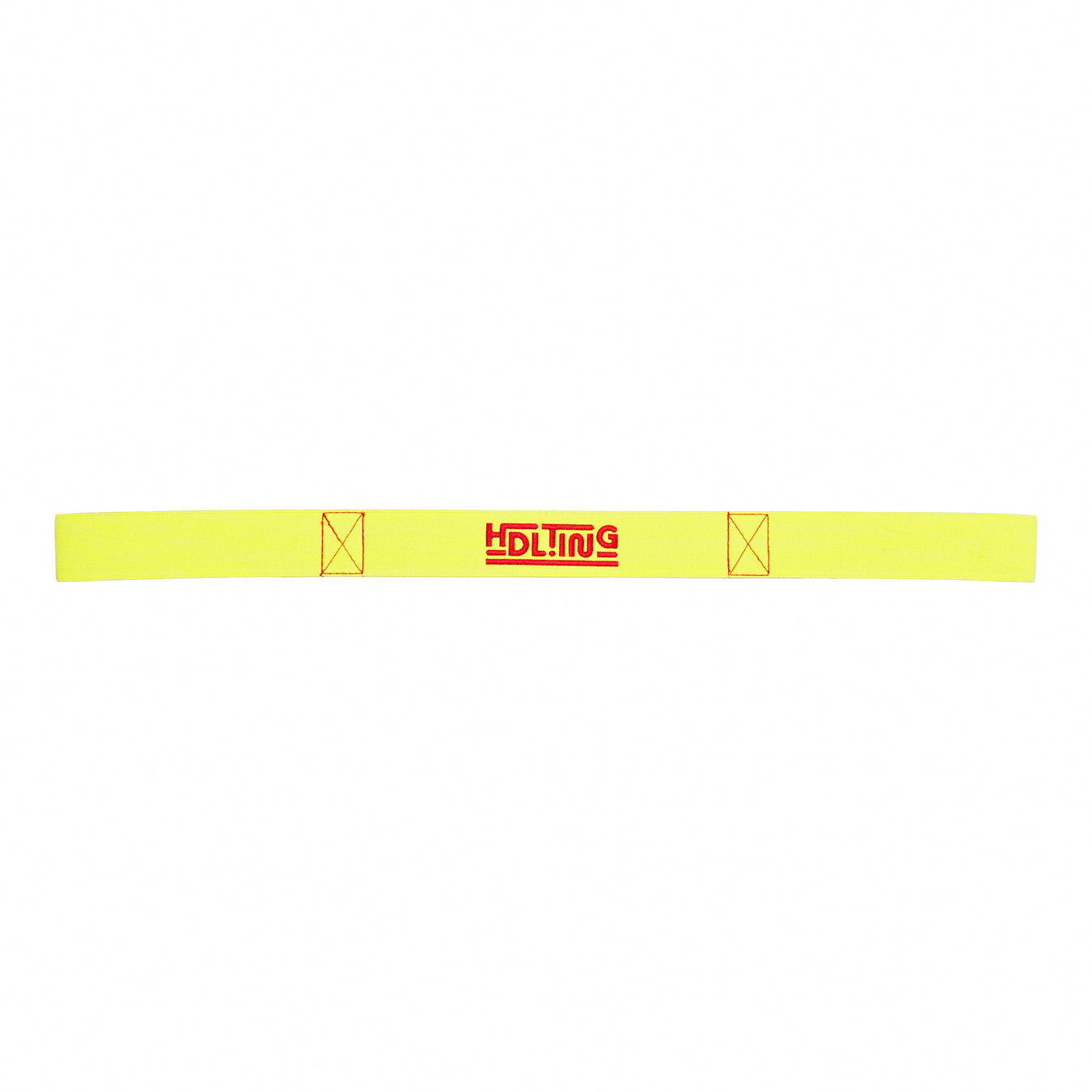 SLINGTING X HODDLE SKATEBOARD SLING - HI-VIS YELLOW (RED EMBROIDERY)