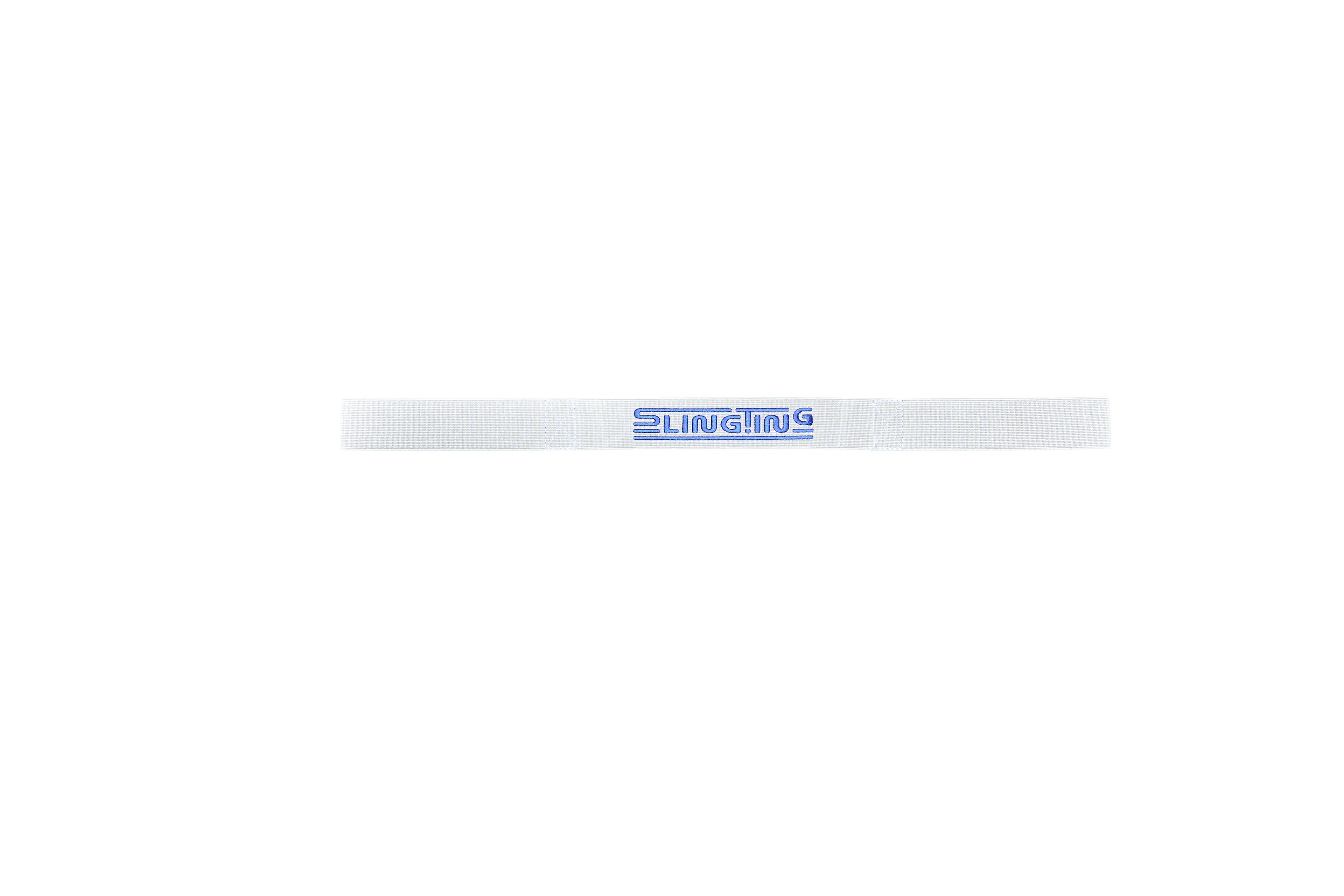 SLINGTING SKATEBOARD SLING - GREY (BLUE EMBROIDERY)