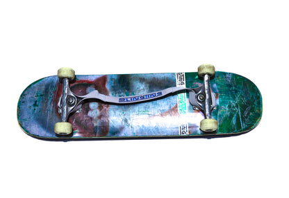 SLINGTING SKATEBOARD SLING - GREY (BLUE EMBROIDERY)