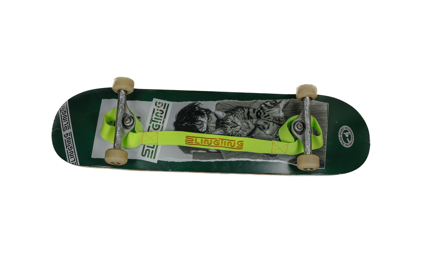 SLINGTING SKATEBOARD SLING - HI VIS (ORANGE EMBROIDERY)