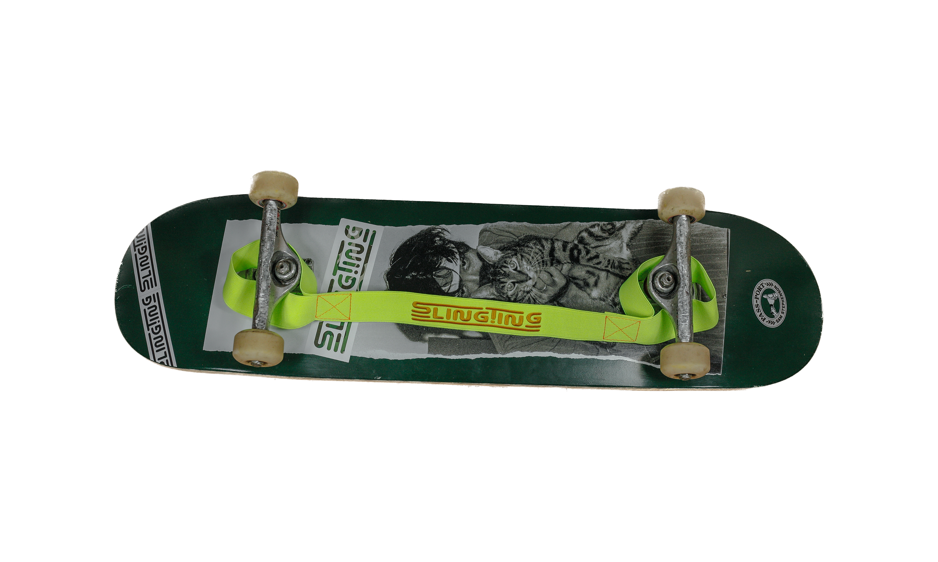 SLINGTING SKATEBOARD SLING - HI VIS (ORANGE EMBROIDERY)