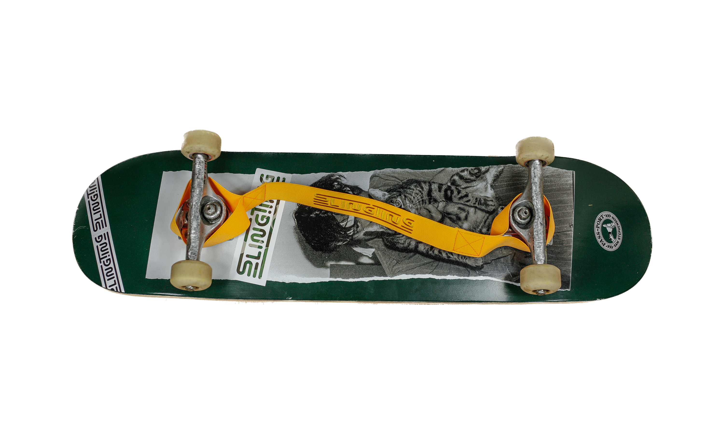 SLINGTING SKATEBOARD SLING - MANGO (ORANGE EMBROIDERY)