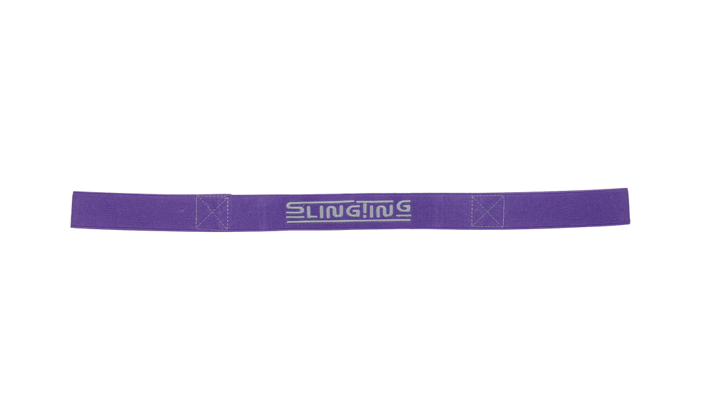 SLINGTING SKATEBOARD SLING - PURPLE (LIGHT BLUE EMBROIDERY)