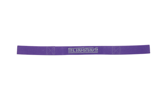 SLINGTING SKATEBOARD SLING - PURPLE (LIGHT BLUE EMBROIDERY)