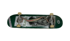 SLINGTING SKATEBOARD SLING - STRIPED GREEN (BEIGE EMBROIDERY)
